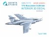 Quinta Studio QDS-72173 Blackburn Buccanneer S.2B Late 3D-Printed & coloured Interior on decal paper (Airfix) (small version) 1/72
